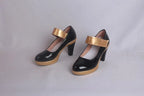 LOL KDA Ahri Cosplay Shoes Black Boots Custom Made