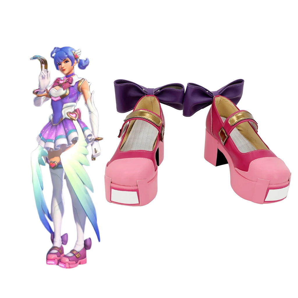 Chaussures de cosplay Kiriko Magicienne d'Overwatch 2, bottes personnalisées