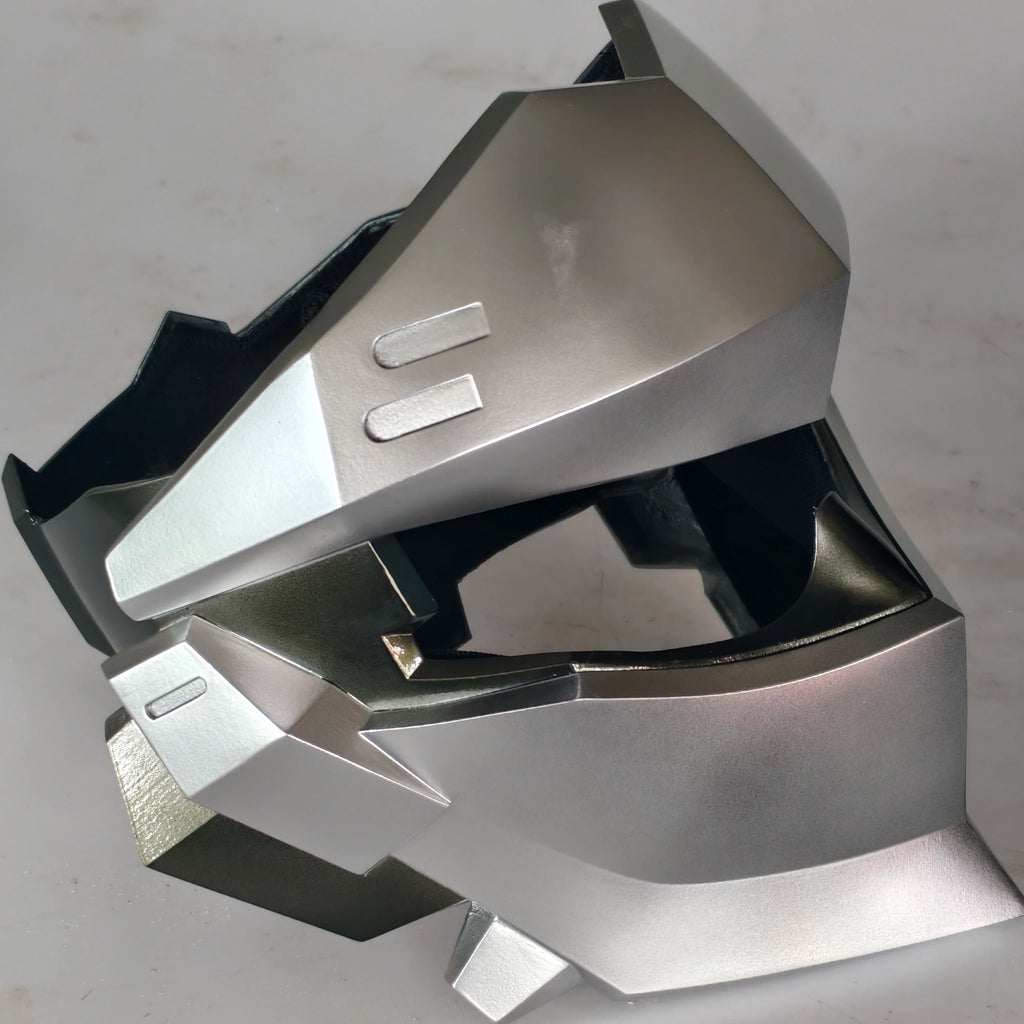 Masque/casque de cosplay en fibre de verre, accessoire de costume Genji d'Overwatch, style PDG dominateur. 