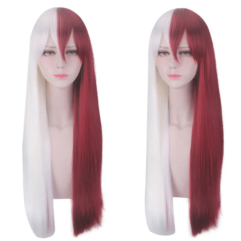 My Hero Academia Cosplay Wig Set for Shoto Todoroki Aizawa Tsuyu Asui Himiko Toga Character Costume Hair
