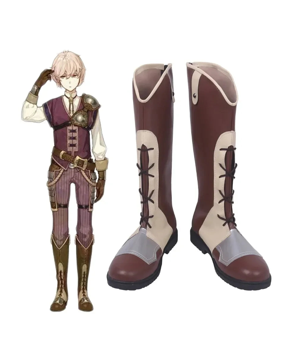 Fire Emblem Kliff Cosplay Boots Echoes Shadows of Valentia Shoes