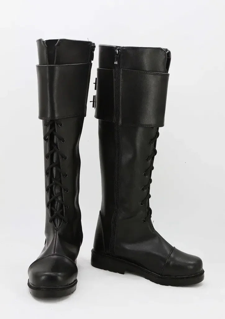 Tokyo Ghoul Ayato Cosplay Boots Black Shoes Custom Made