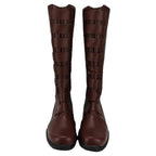 Star Wars Qui Gon Jinn Cosplay Boots Jedi Knight Brown Shoes