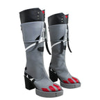 Zenless Zone Zero Jane Doe Cosplay Boots Grey Shoes