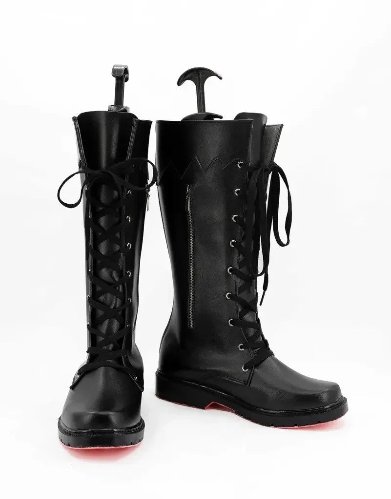 Custom Final Fantasy Noctis Cosplay Boots Black Shoes | MiDicosplay