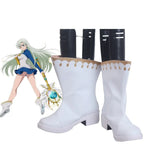 The Seven Deadly Sins 2 Elizabeth Liones Cosplay Boots White Shoes