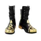 Genshin Impact The Knave Arlecchino Cosplay Boots Black Shoes