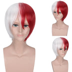 My Hero Academia Cosplay Wig Set for Shoto Todoroki Aizawa Tsuyu Asui Himiko Toga Character Costume Hair