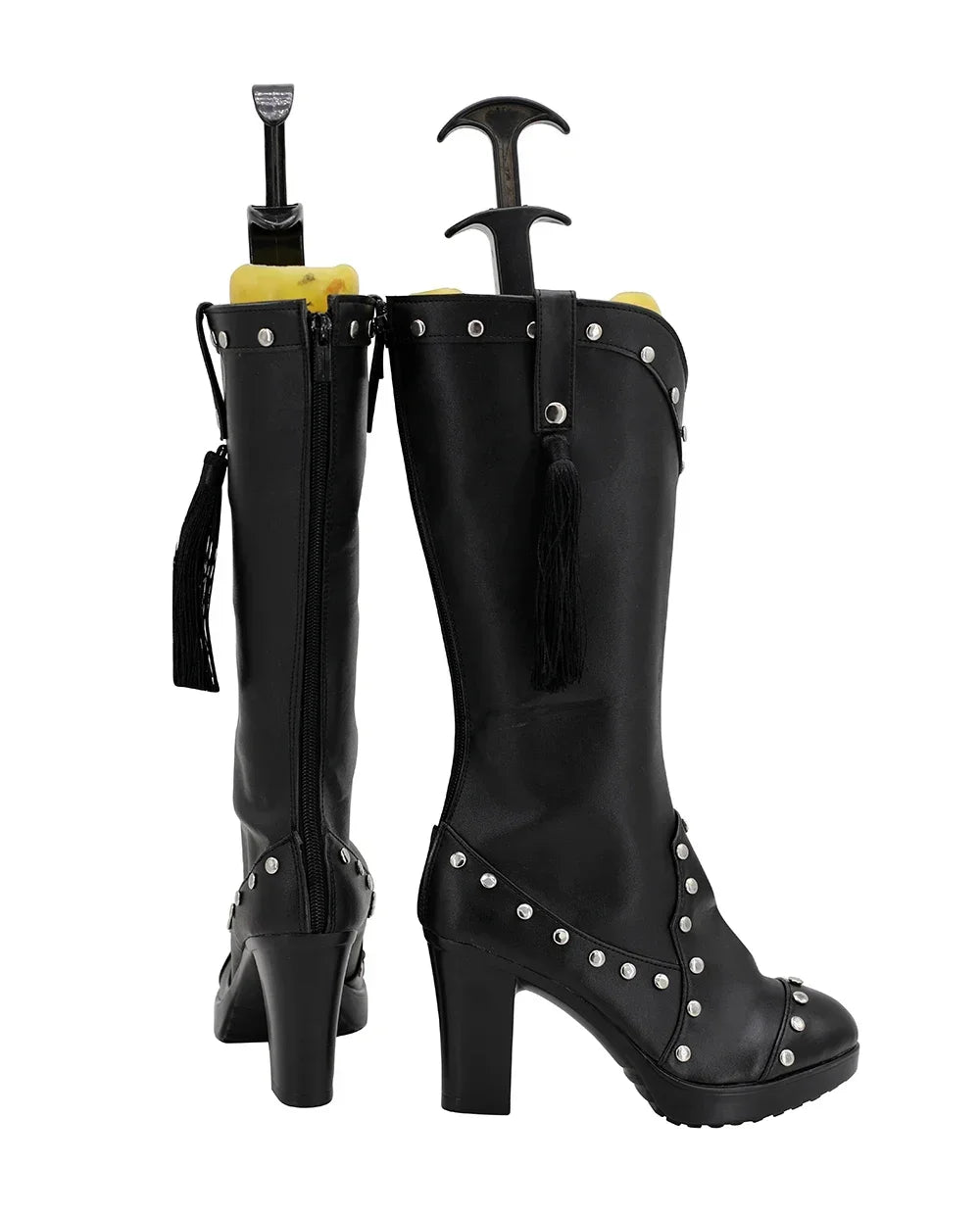 Final Fantasy Tifa Lockhart Cosplay Boots High Heel Black Shoes
