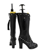 Final Fantasy Tifa Lockhart Cosplay Boots High Heel Black Shoes