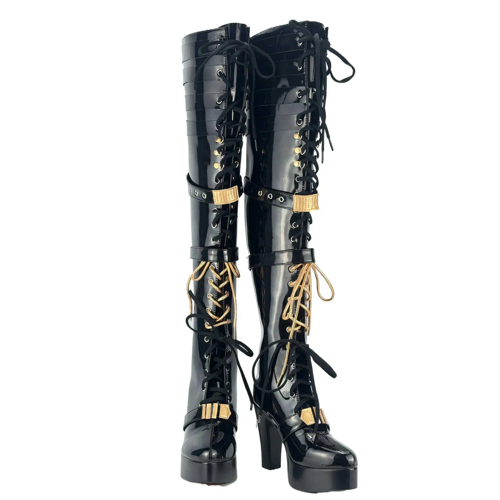 FGO Fairy Knight Tristan Cosplay Boots High Heel Shoes