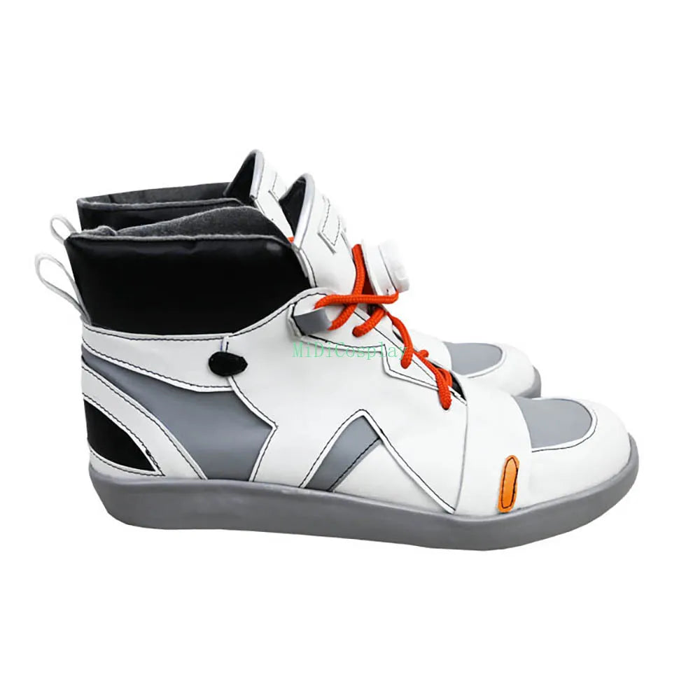Zenless Zone Zero Wise Cosplay Shoes White Boots Custom Made