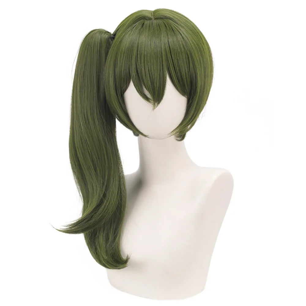 Frieren Funeral Yubel Cosplay Wig Green Long Anime Hair