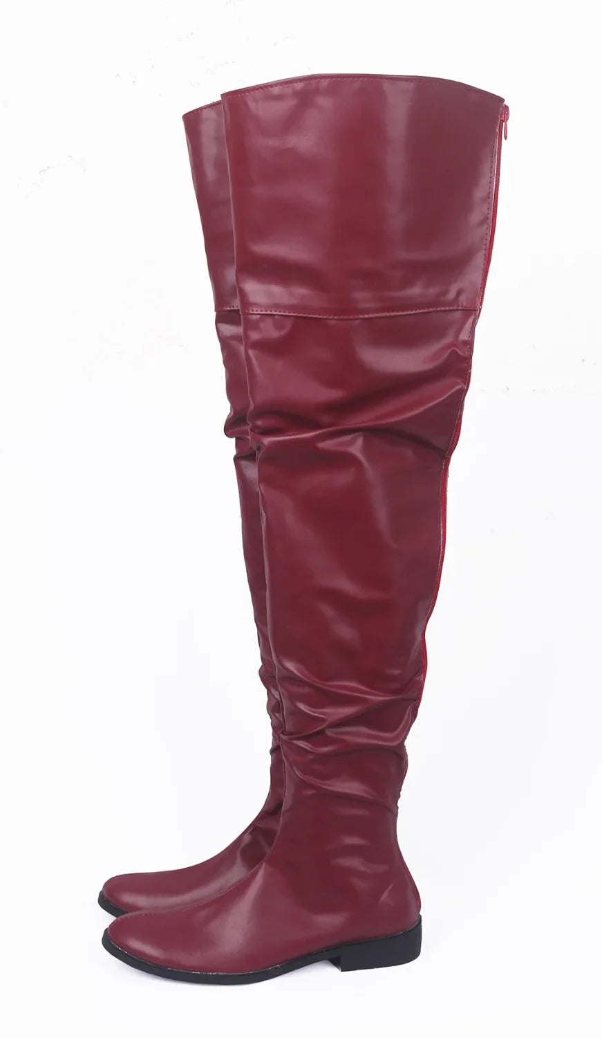 Zardoz Zed Cosplay Long Boots Red Shoes Custom Made
