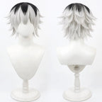 Tokyo Ghoul Kaneki Ken Sasaki Haise Cosplay Wig White Black Short Hair
