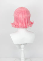 Perruque rose courte à pointes, style anime, pour cosplay de Yachiru Kusajishi (Bleach) 