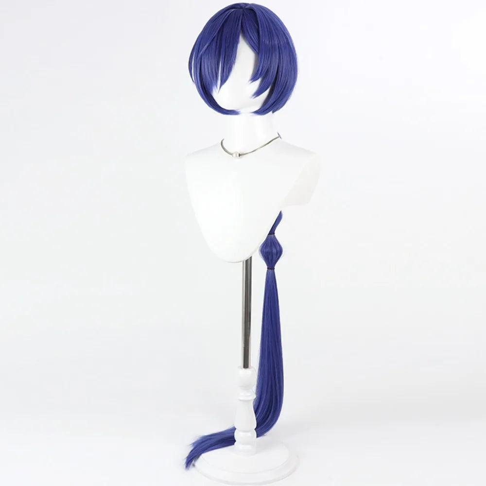 Zenless Zone Zero Promia Cosplay Wig Blue Styled Hair