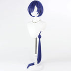 Zenless Zone Zero Promia Cosplay Wig Blue Styled Hair