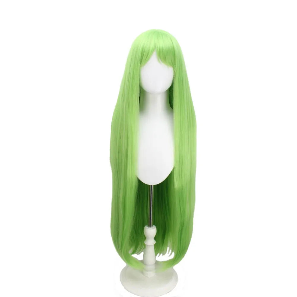 Code Geass C.C. x Fate Enkidu Cosplay Wig Green Long Hair