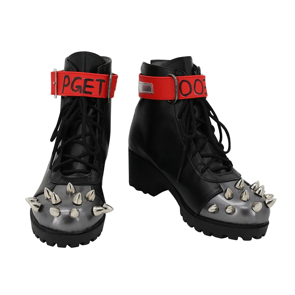 NIKKE The Goddess of Victory Crow Cosplay Shoes Black Boots