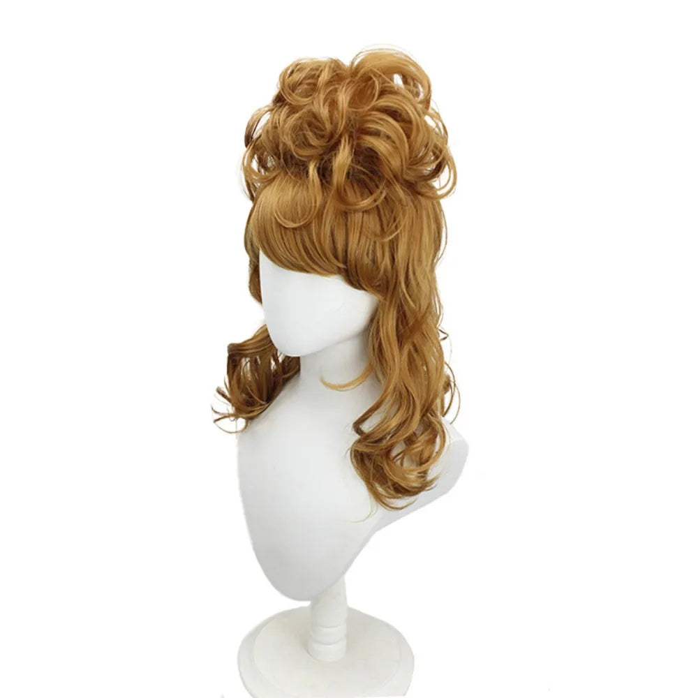 Lady Gaga Die With a Smile Inspired Long Curly Hair Cosplay Wig Retro 60s 70s Vintage Style