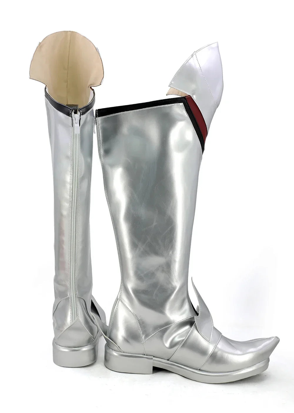 Fate Apocrypha Mordred Cosplay Boots Silver Shoes