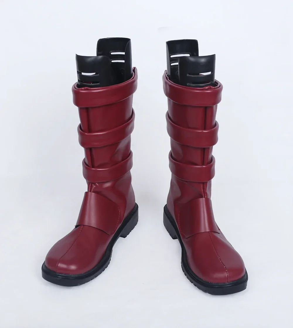My Hero Academia Kirishima Cosplay Boots Red Shoes Custom Made