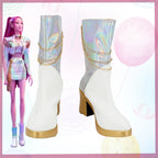 Kpop Demon Hunters Mira Cosplay Shoes Shining Boots High Heel Custom Made