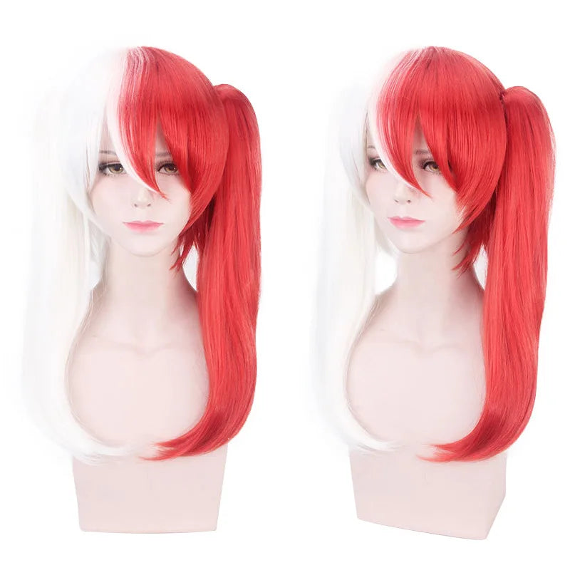 My Hero Academia Cosplay Wig Set for Shoto Todoroki Aizawa Tsuyu Asui Himiko Toga Character Costume Hair