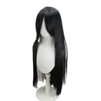 Perruque de cosplay de Tifa de Final Fantasy VII Remake, cheveux noirs longs et lisses 