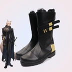 Arknights Młynar Cosplay Shoes Black Boots Custom Made