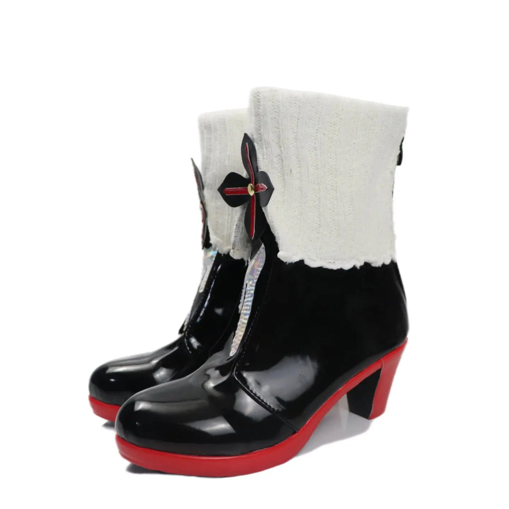 Honkai Star Rail March 7th Cosplay Boots Black Shoes Custom Made