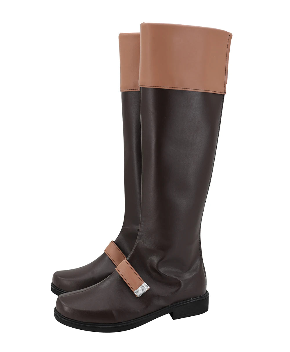 Sword Art Online Lizbeth Cosplay Boots SAO Brown Shoes