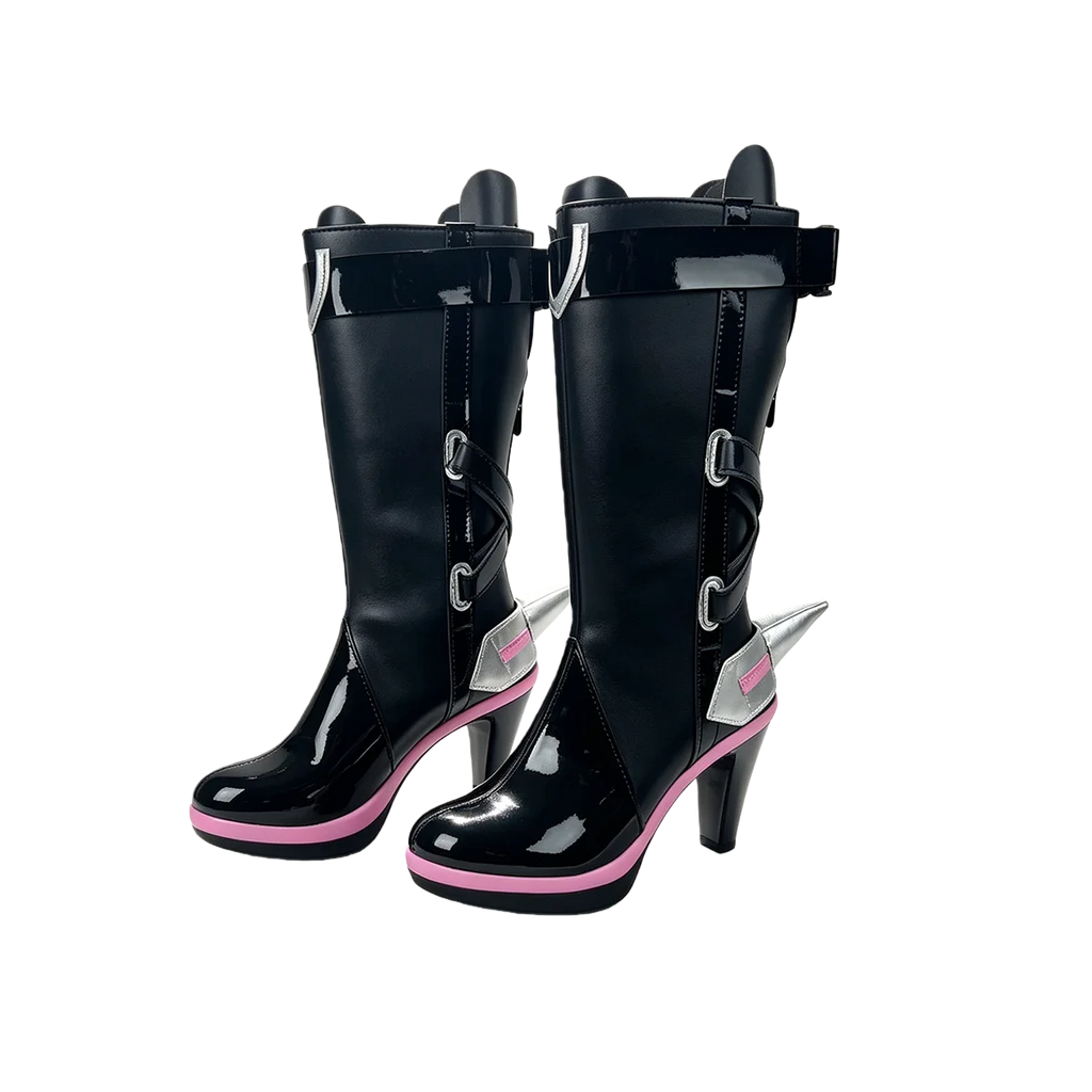 Arknights Endfield Laevatain Cosplay Boots Black Shoes Custom Made