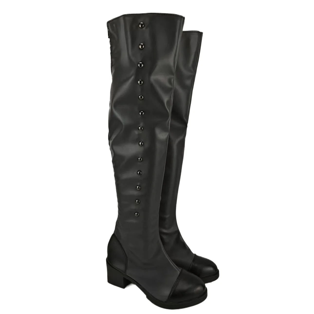 Black Butler Ciel Phantomhive Cosplay Boots Custom Leather Shoes | MiDicosplay