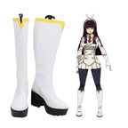 Fairy Tail Kagura Cosplay Boots White Shoes
