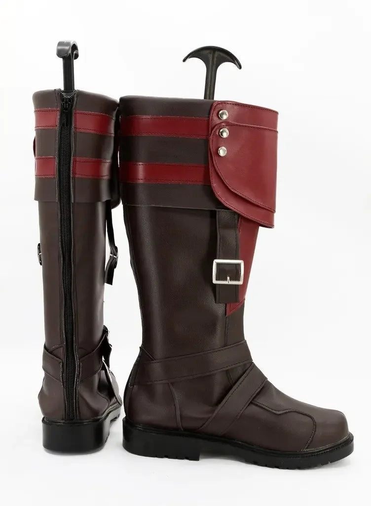 Final Fantasy XIII Lightning Cosplay Boots Custom Made Shoes
