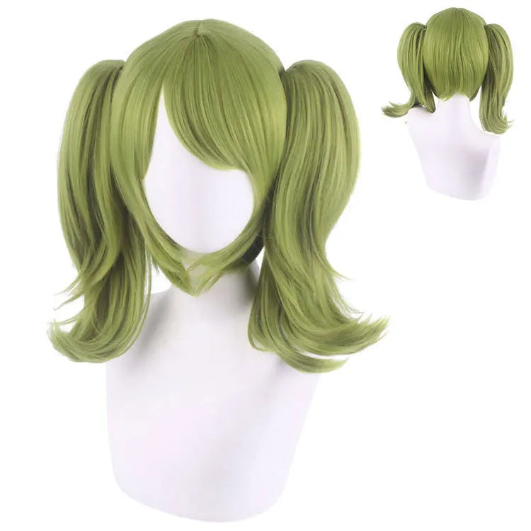Danganronpa Cosplay Wig Set for Hiyoko Saionji Monomi Akane Owari Monaca Towa Monokuma Hair