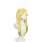 The Super Mario Bros Peach Princess Cosplay Wig Yellow Flipped Hair