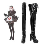 FGO Florence Nightingale Cosplay Boots Black Shoes High Heel Custom Made