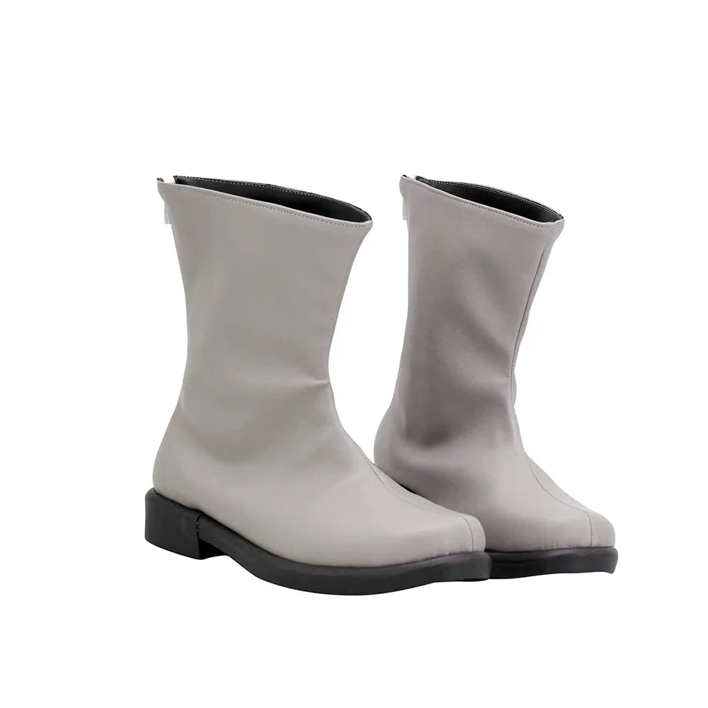The Seven Deadly Sins Gowther Cosplay Boots Grey Shoes