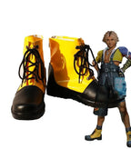 Final Fantasy Tidus Cosplay Shoes Yellow Boots