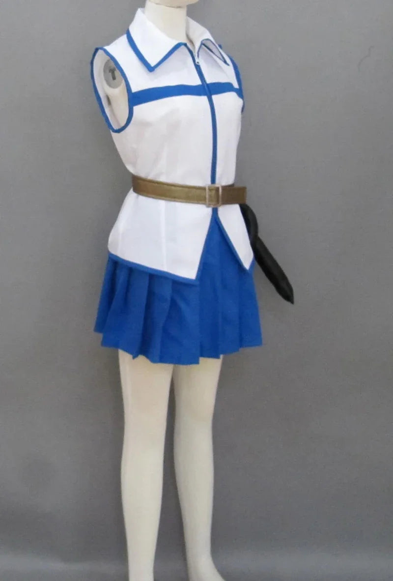 Fairy Tail Lucy Heartfilia White Dress Cosplay Costume