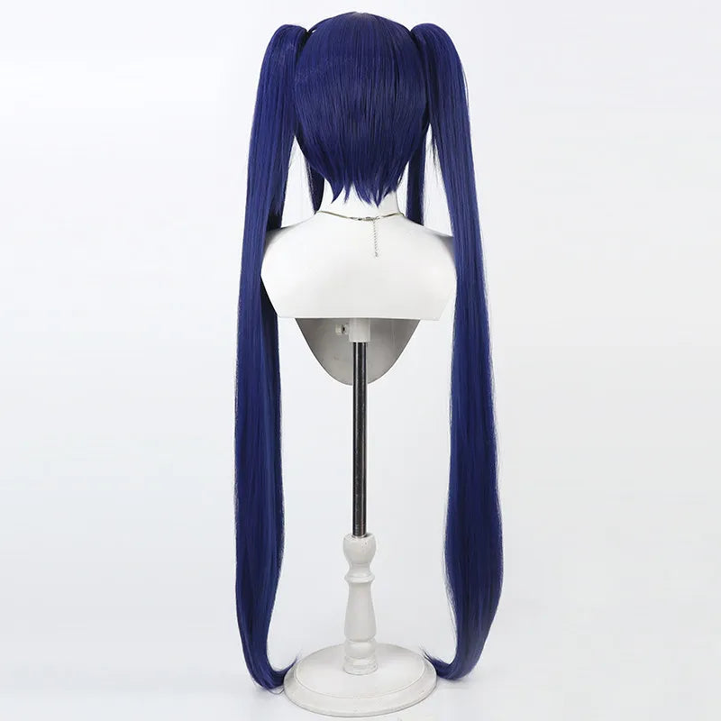 Fairy Tail Wendy Marvell Cosplay Wig Dark Blue Hair