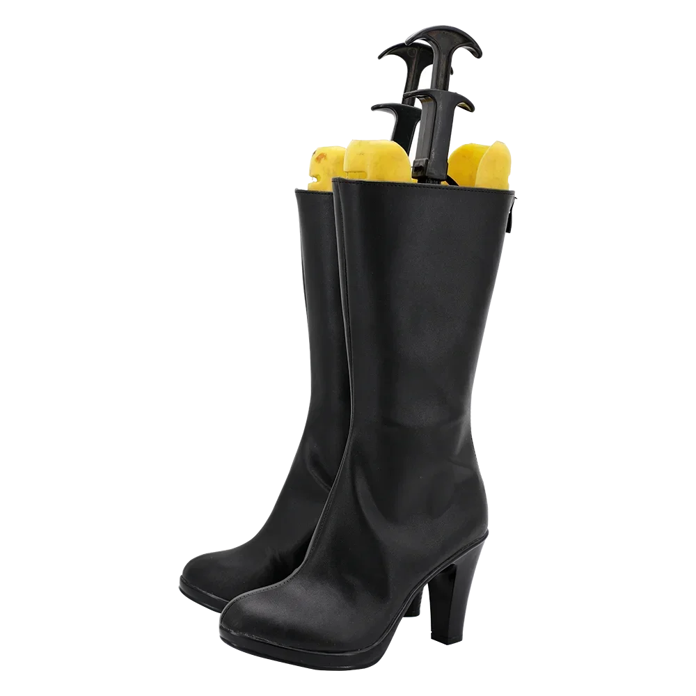 LOL KDA Group Evelynn Kaisa Akali Cosplay Boots Black Shoes