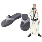 Jujutsu Kaisen Ryomen Sukuna Cosplay Shoes Grey Sandals Custom Made