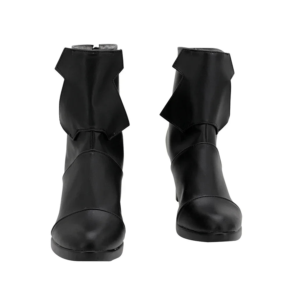 Arknights Matoimaru Cosplay Boots Black High Heel Shoes