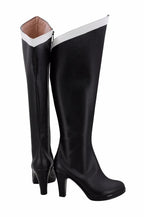 Sailor Moon Meiou Setsuna Cosplay Boots Black High Heel Shoes