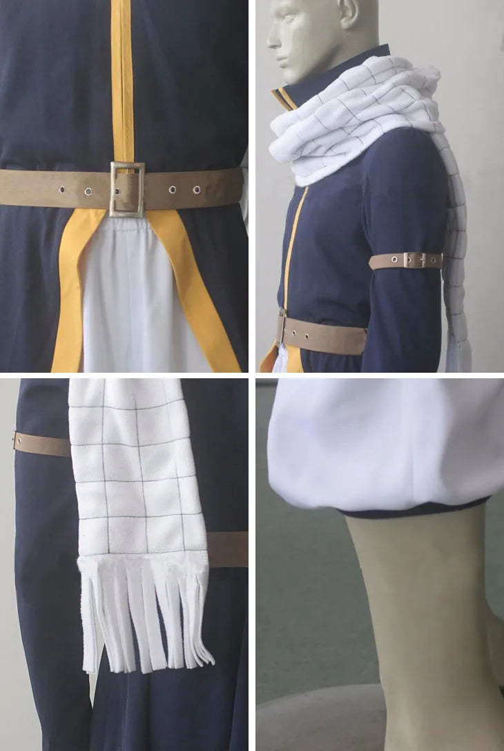 Fairy Tail Natsu Dragneel Dragon Slayer Cosplay Costume Seven Years Later Custom Made