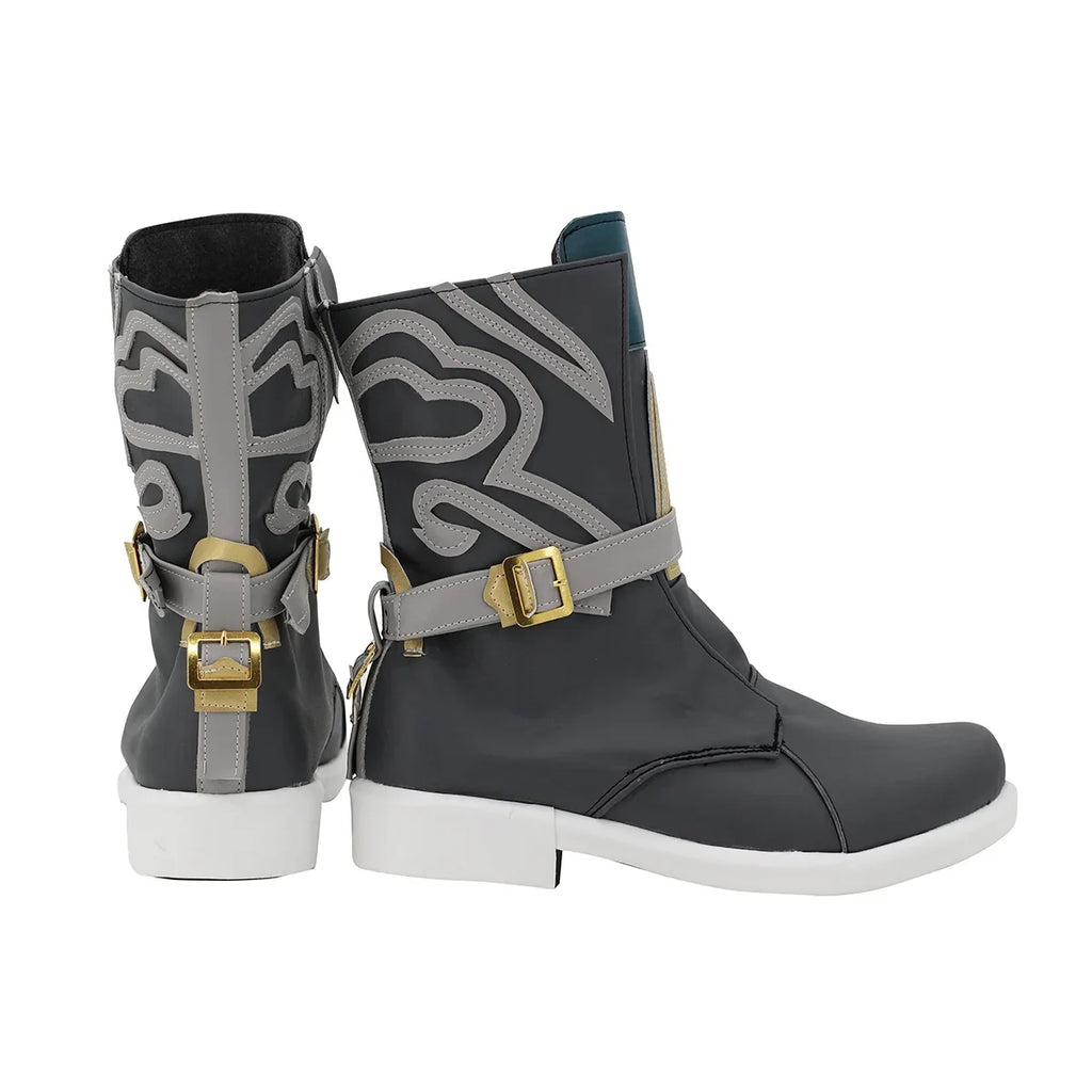 Chaussures de cosplay Honkai Star Rail Dan Heng, bottes en cuir sur mesure, toutes tailles
